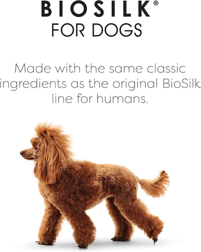 for Dogs Silk Therapy Conditioner with Natural Coconut Oil | Coconut Oil Dog Conditioner from  for Dogs | Pet Conditioner for Dogs, 12 Ounces,Beige