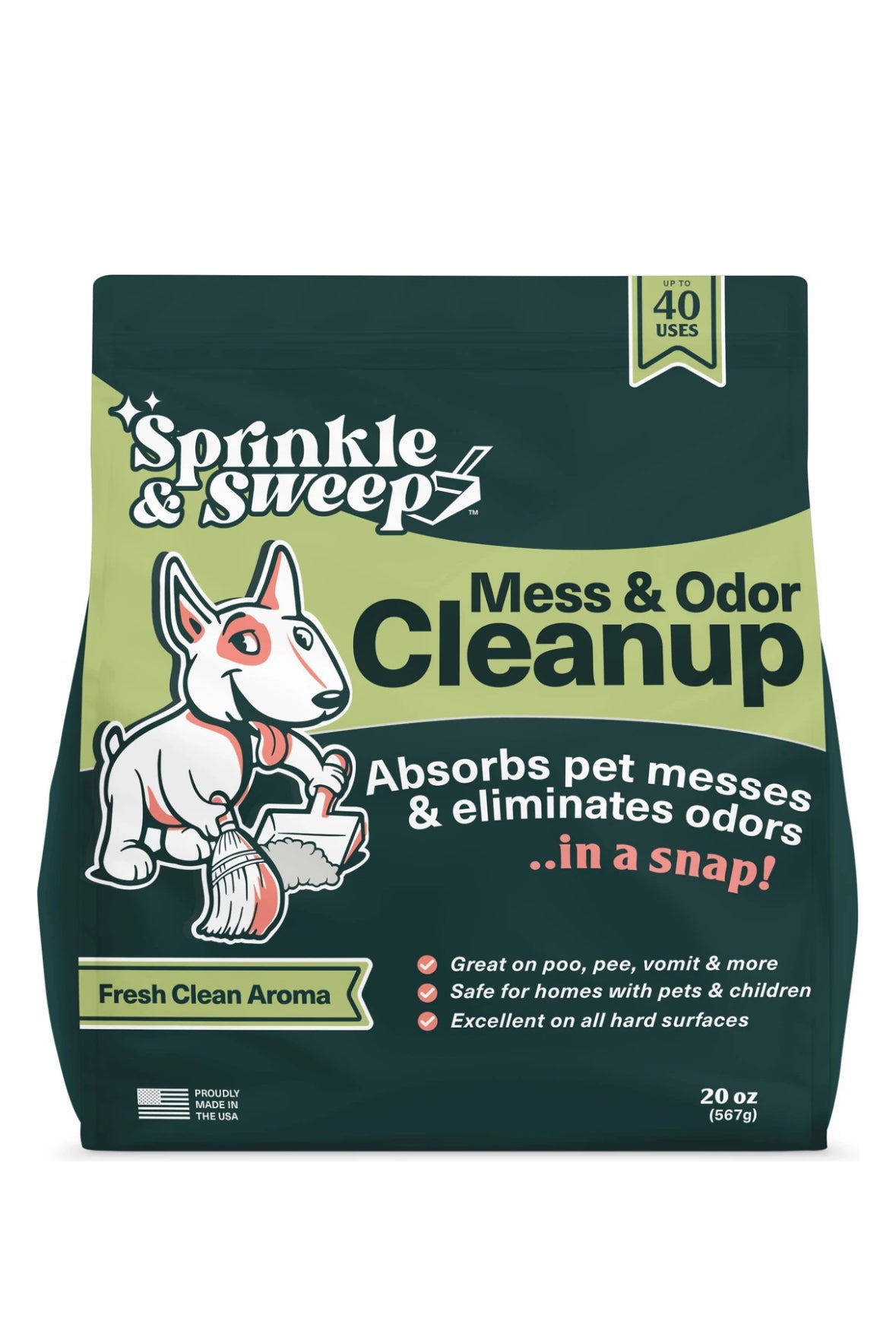 Sprinkle and sweep